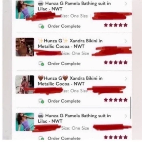 β¨ SALE NWT πΈ Hunza G Squareneck in Black - Picture 8 of 9